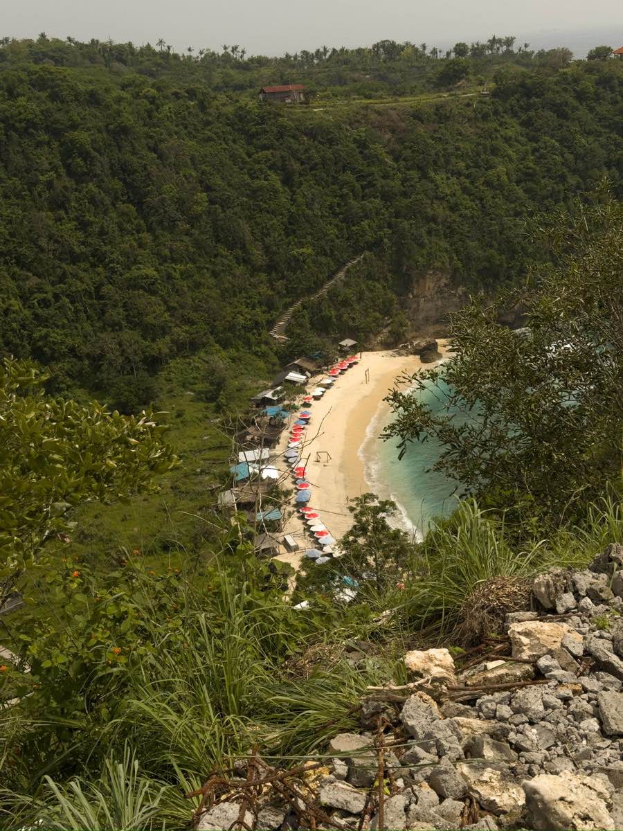 Atuh Beach in Nusa Penida - A hidden paradise with dramatic cliff scenery and pristine turquoise lagoons.